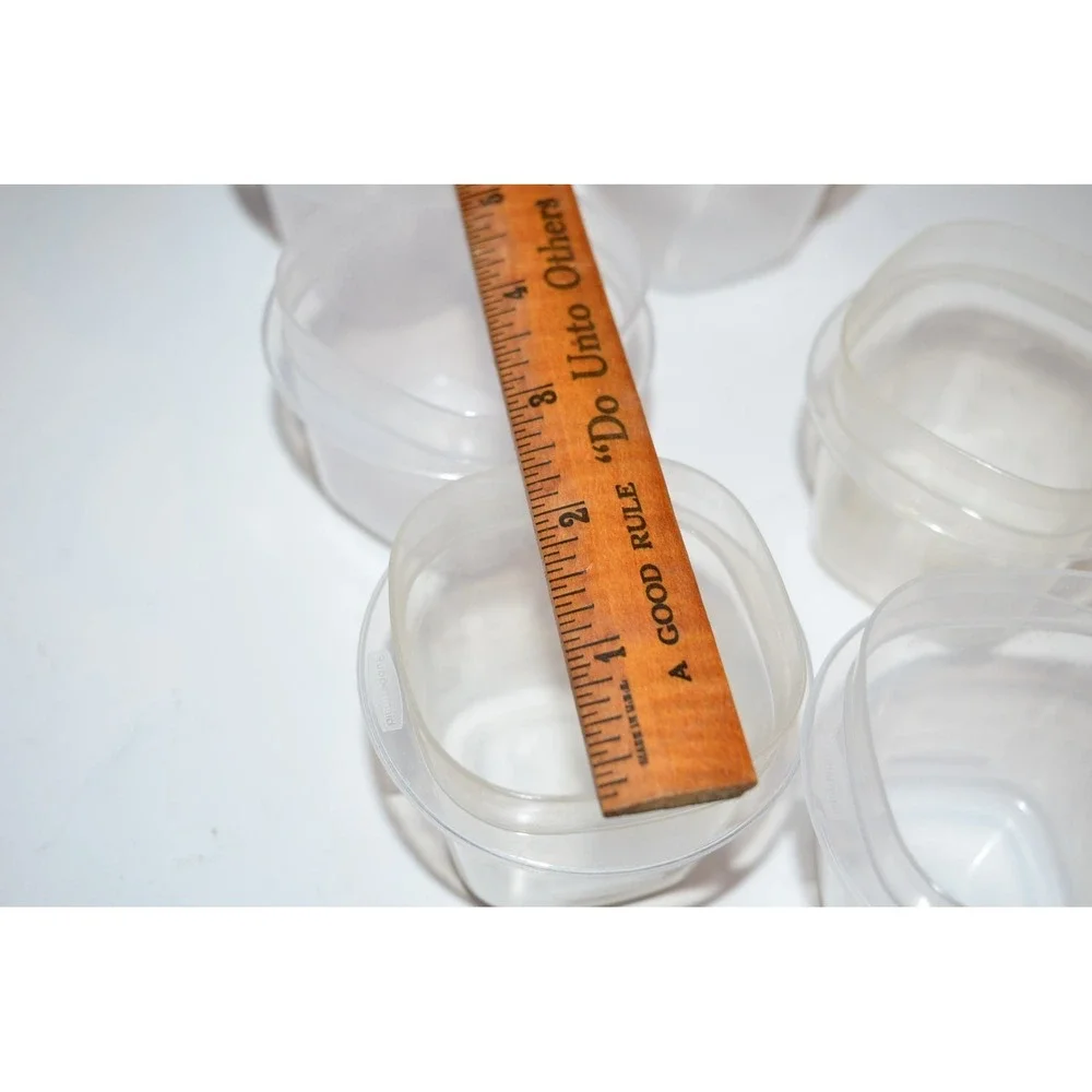 Rubbermaid‎ Easy Find Lid Storage Containers 7J53 4oz 6pc lot